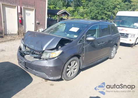 2016 Honda Odyssey Exl from USA, damaged, VIN 5FNRL5H67GB124072